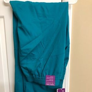 Healing hands scrub pants 3x.  NWT teal